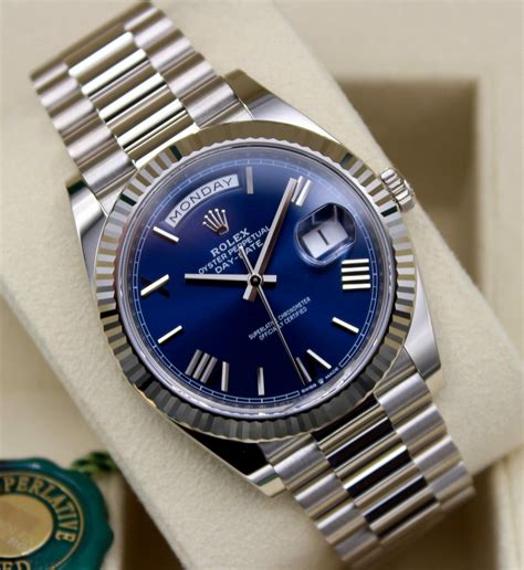 daydate rolex blue|Rolex Day-Date models.